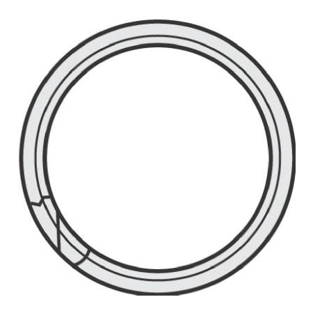 Key Ring Split Bulk 1/2In